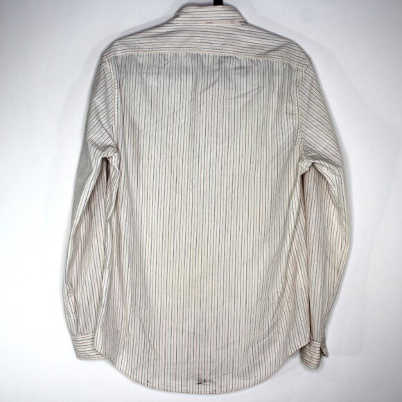 RRL Double RL Ralph Lauren Mens Medium Striped Button Up Shirt F1281 - Picture 8 of 8
